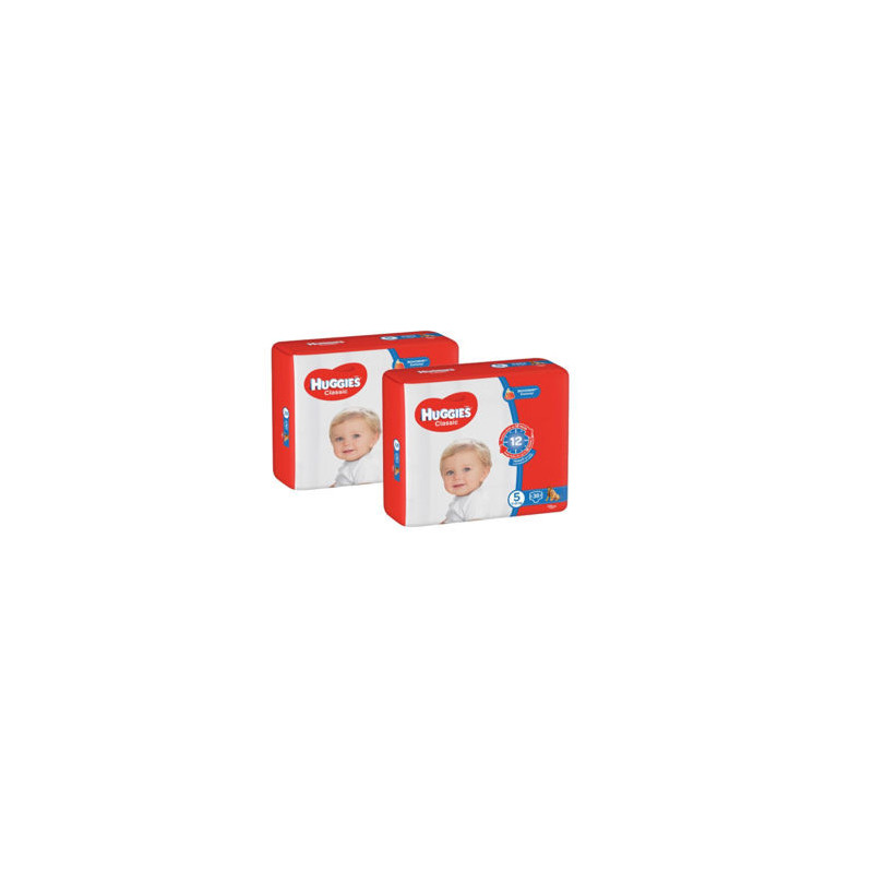 1 Set 2 pachete scutece Huggies Classic Jumbo 5 (11-25 kg), 38 buc