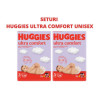 1 Set 2 pachete scutece Huggies Ultra Comfort Mega 3 Unisex (5-9 kg), 78 buc