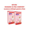 1 Set 2 pachete scutece-chiloţel Huggies pentru fetiţă 6 (16-22 kg), 2x44 buc.