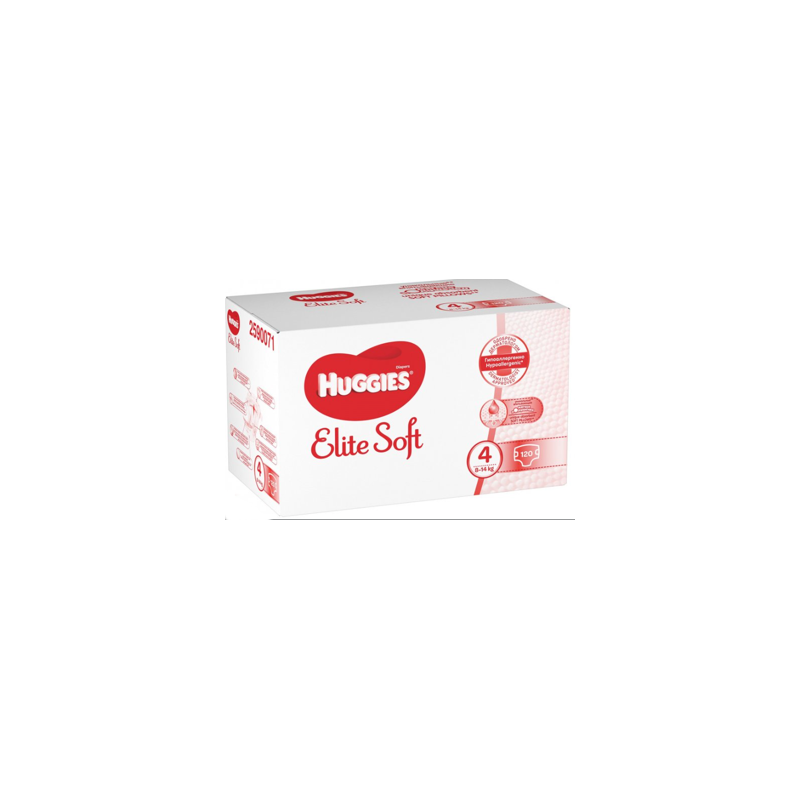 Scutece Huggies Elite Soft 4 BOX (8-14 kg), 2x60 buc.