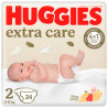 Scutece Huggies Extra Care 2 (3-6 kg), 24 buc.