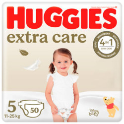 Scutece Huggies Extra Care Mega 5 (11-25 kg) 50 buc