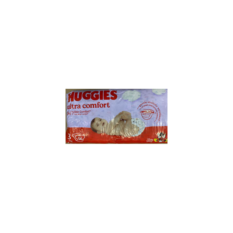 Scutece unisex Huggies Ultra Comfort Jumbo 3 (4-9 kg), 56 buc