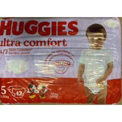 Scutece unisex Huggies Ultra Comfort Jumbo 5 (11-25 kg), 42 buc
