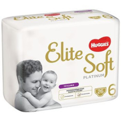 Scutece-chiloţel Huggies Elite Soft Platinum 6 (0-15 kg), 26 buc.