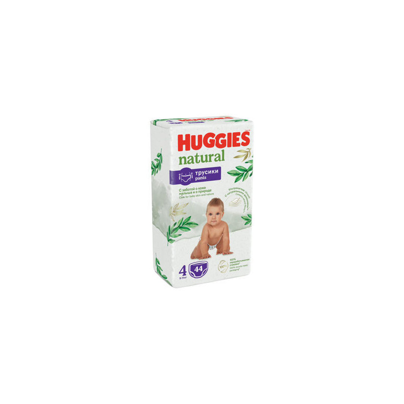 Scutece-chiloţel Huggies Natural 4 (9-14 kg) 44buc.