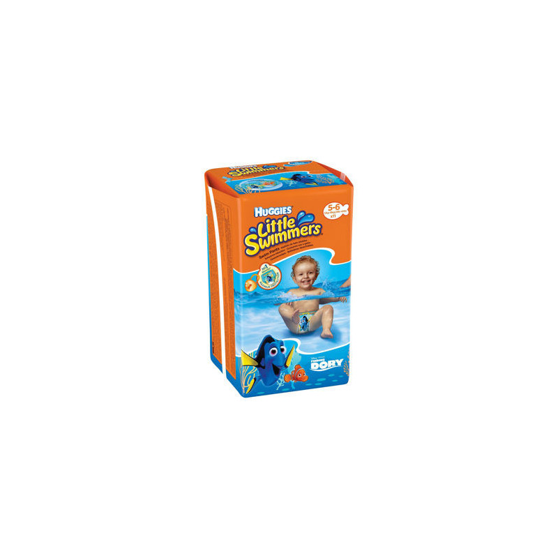 Scutece-chiloţel pentru apă Huggies Little Swimmers nr. 5-6 (12-18 kg), 11 buc.