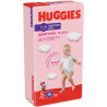 Scutece-chiloţel pentru fetiţă Huggies Mega 5 (12-17 kg), 48 buc