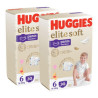 SET 2 BUC. x Huggies Elite Soft Pants Mega 6 (15-25 kg) 30 buc.