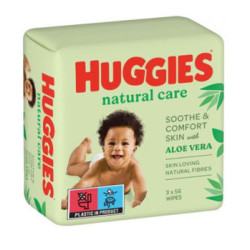 Şerveţele umede Huggies...
