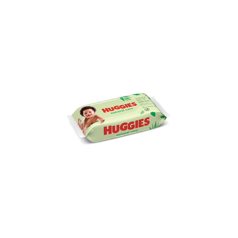 Şerveţele umede Huggies Natural Care, 56 buc