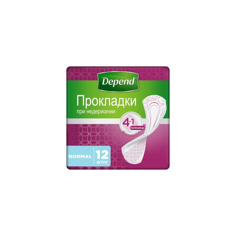 Absorbante urologice Depend Active Fit Normal Liner, 12 buc.