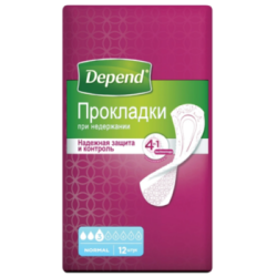 Absorbante urologice Depend Active Fit Normal Liner, 12 buc.