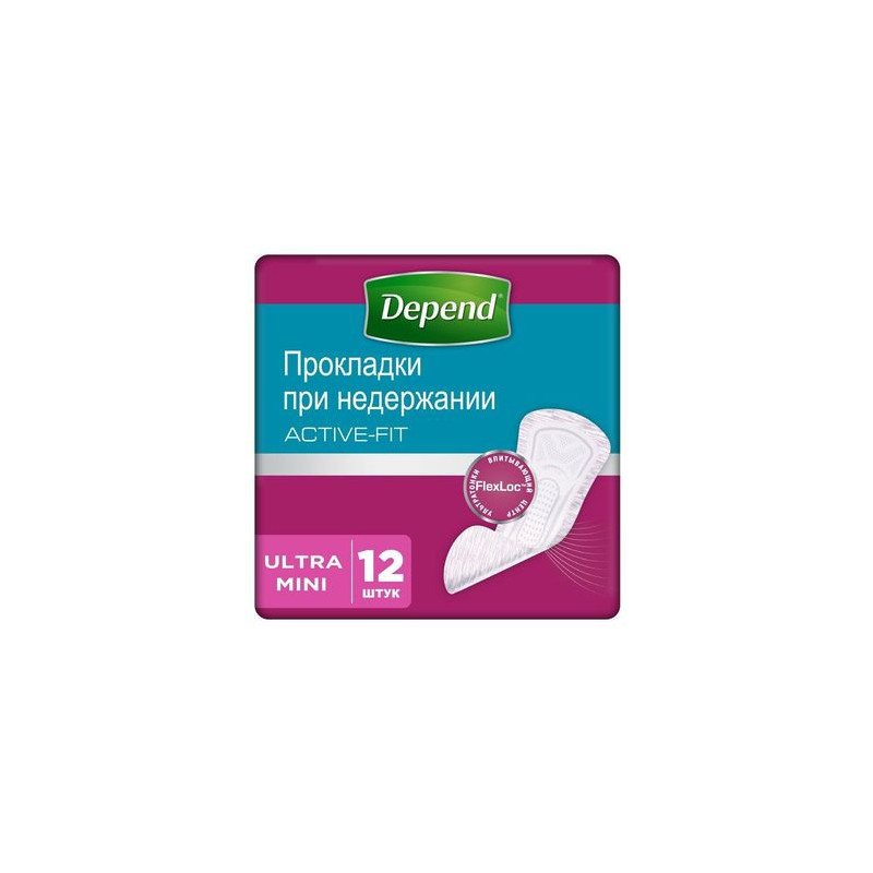 Absorbante urologice Depend Active Fit Normal Liner, 12 buc.