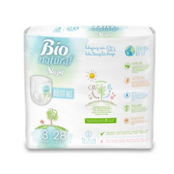 CHILOTEL SLEEPY BIO NATURAL 3 MIDI 4-10KG, 28 BUCATI