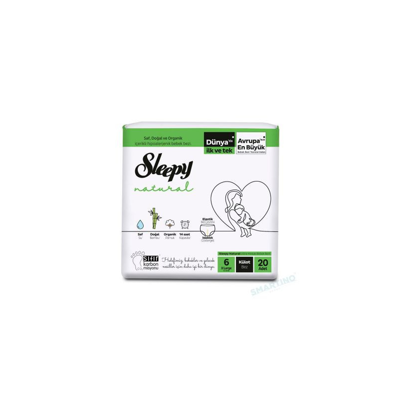 CHILOTEL SLEEPY NATURAL ULTRA SENSITIVE 6 XLARGE, 15-25KG, 20 BUCATI