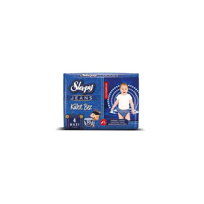 CHILOTEL SLEEPY NATURAL ULTRA SENSITIVE JEANS 4 MAXI, 7-14KG, 30 BUCATI