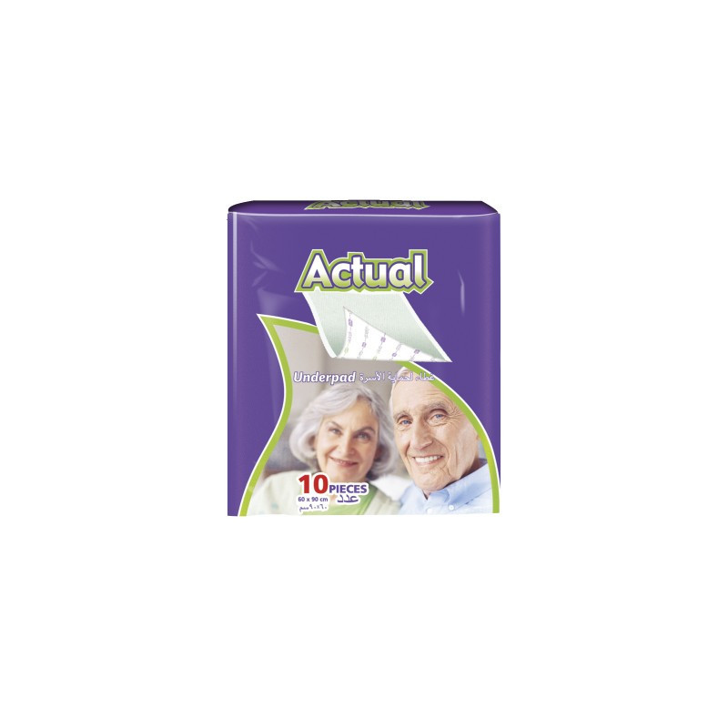 ALEZE IGIENICE ADULT ACTUAL DOUBLE 90X60 CM 10 BUC