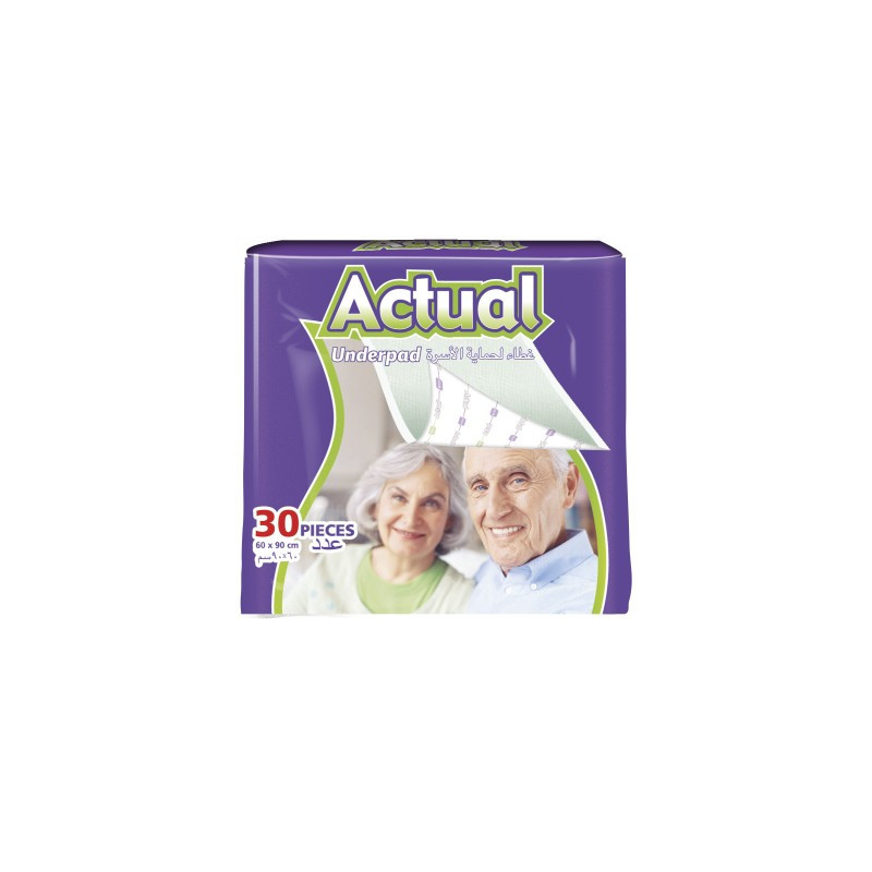 ALEZE IGIENICE ADULT ACTUAL DOUBLE 90X60 CM 30 BUC
