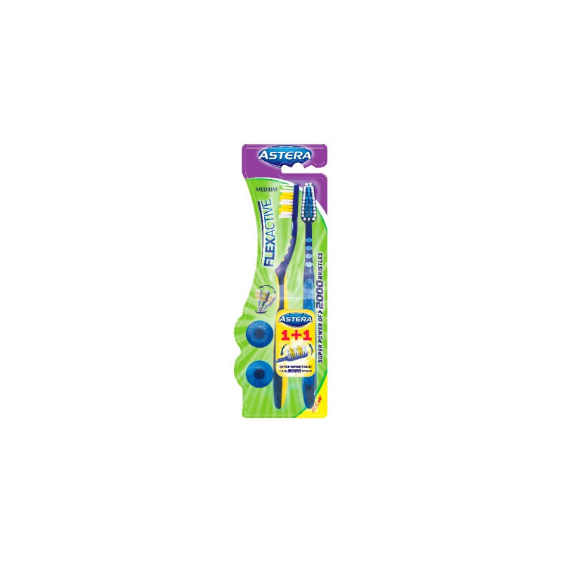 PERIUTA DE DINTI ASTERA FLEX ACTIVE MEDIUM 1+1