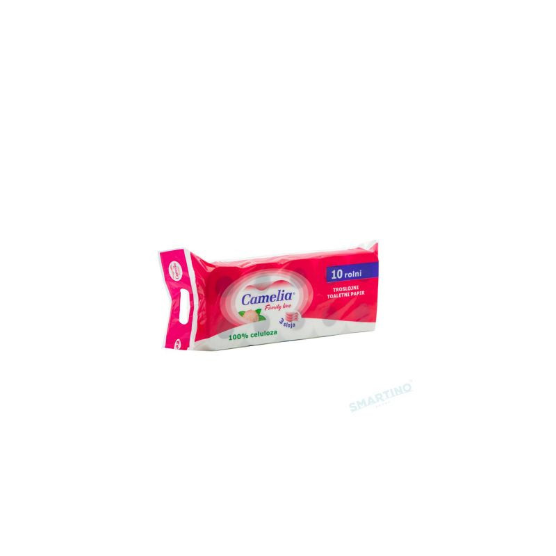 HIRTIE IGIENICA CAMELIA 10 ROLE,3 STRATURI, 91FOI