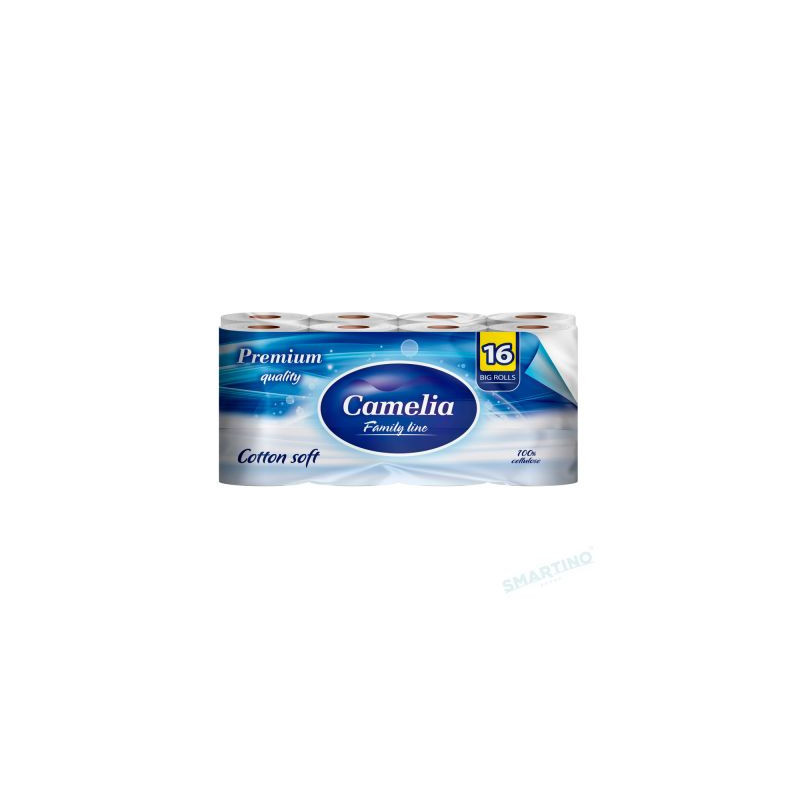 HIRTIE IGIENICA CAMELIA 16 ROLE,3 STRATURI, 161 FOI PREMIUM