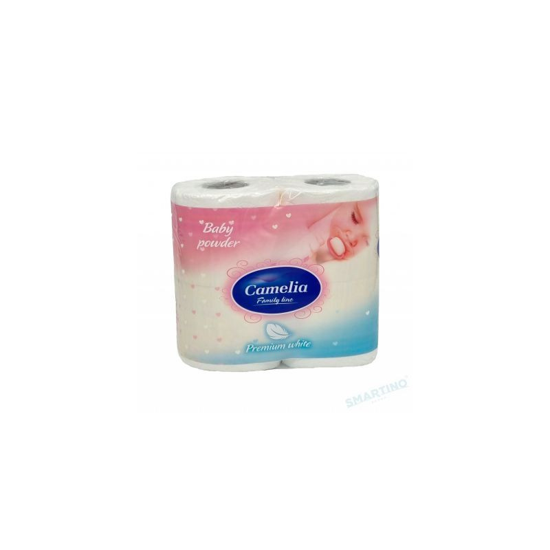 HIRTIE IGIENICA CAMELIA 4 ROLE,3 STRATURI, 125 FOI
