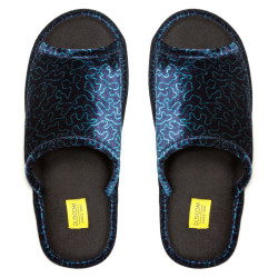 Papuci de casă SUMMER Velour, Albastru