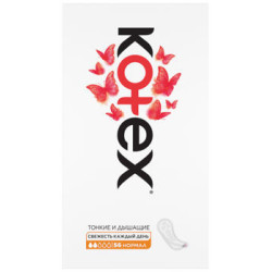 Absorbante pentru fiecare zi Kotex Normal, 56 buc.