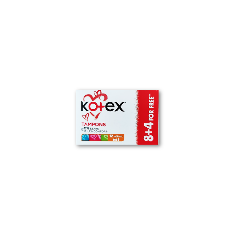 Tampoane Kotex Normal, 8+4 buc.