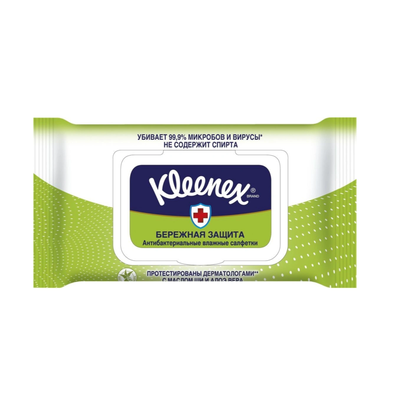 Șervețele umede antibacteriene Kleenex Protect, 40 buc.